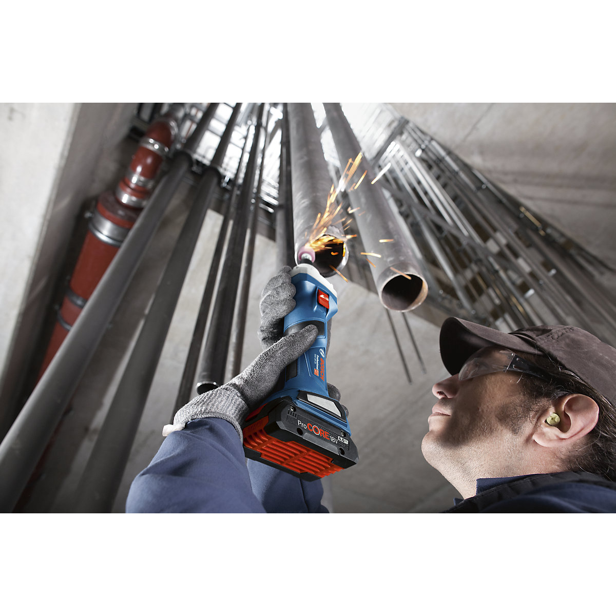 Smerigliatrice diritta a batteria GGS – Bosch (Foto prodotto 3)-2