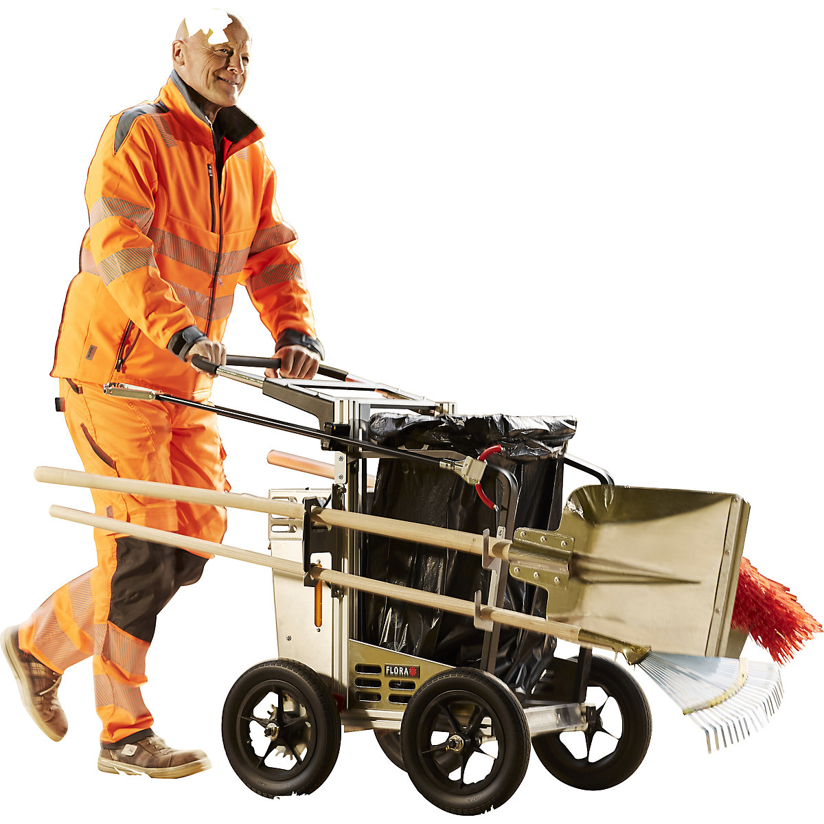 Carrello per la raccolta dei rifiuti Picobello City – FLORA (Foto prodotto 2)-1