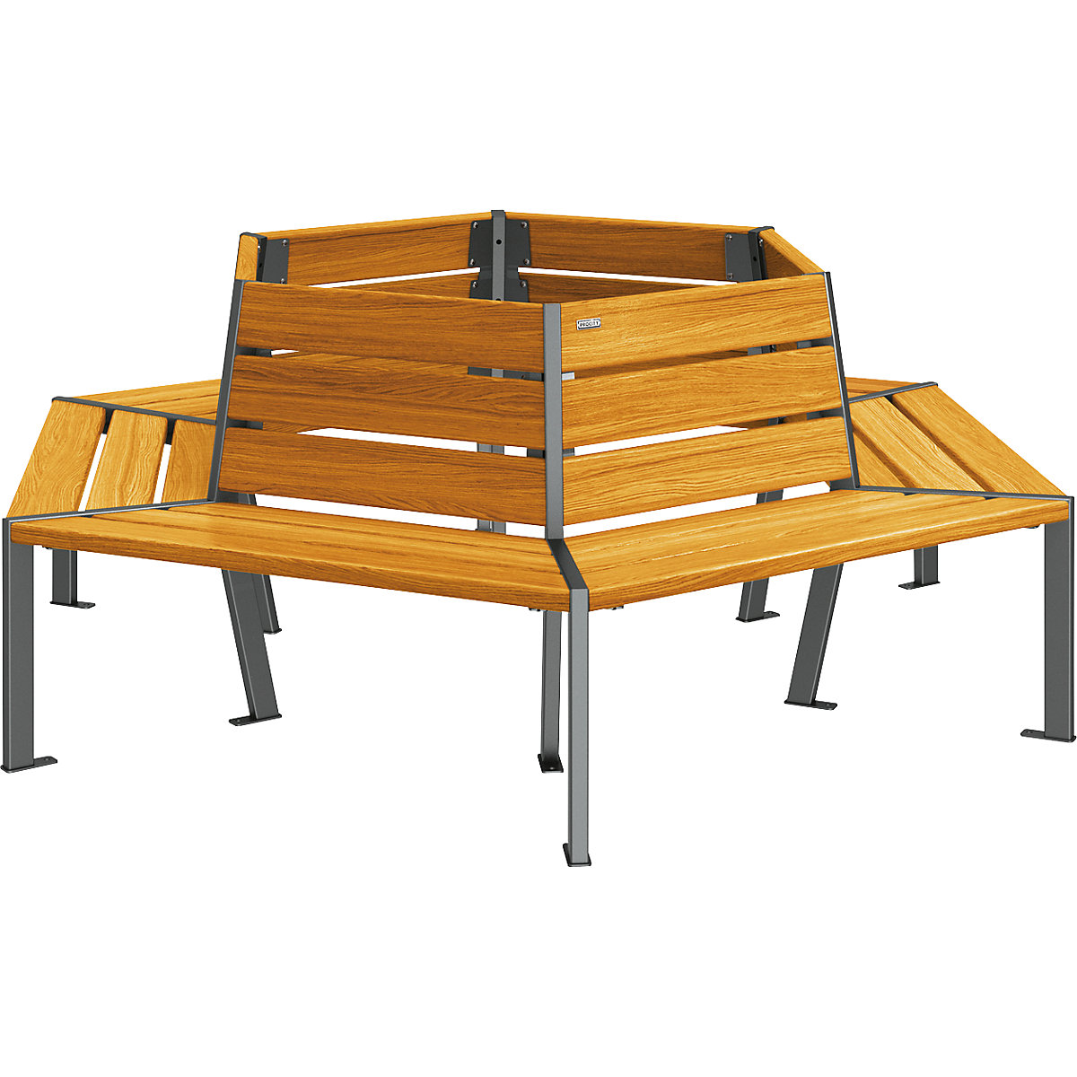 Panchina circolare da albero SILAOS® – PROCITY