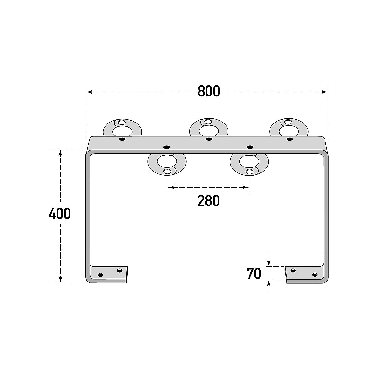 Parcheggio per monopattini – Moravia (Foto prodotto 3)-2