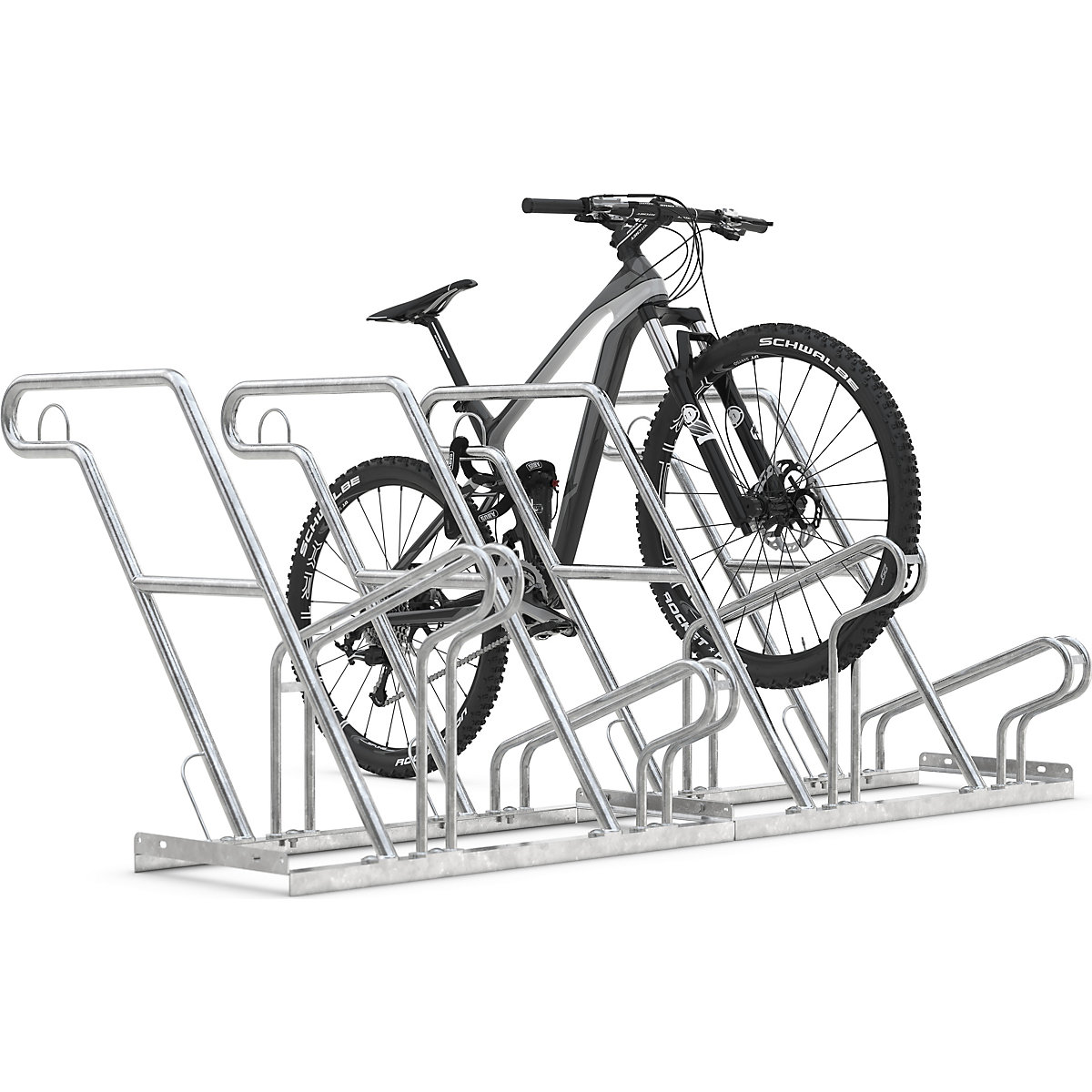 Rastrelliera per biciclette con staffe di supporto – WSM (Foto prodotto 2)-1