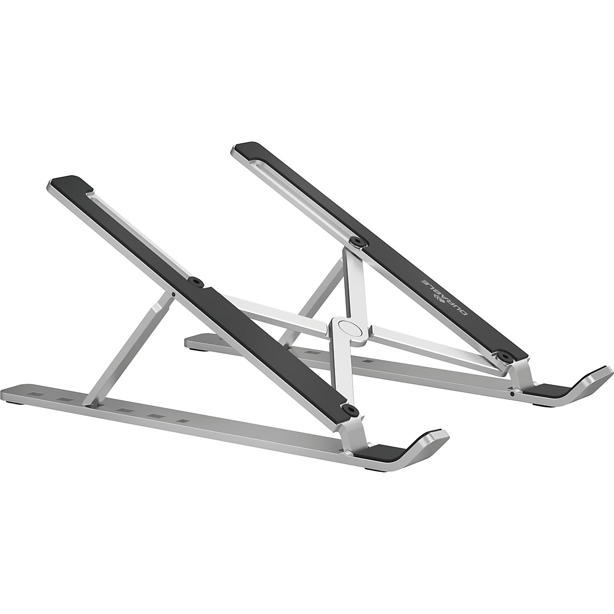 Supporto Regolabile In Alluminio Per Notebook E Tablet Da 10 A 15,6 Pollici – Pieghevole E Portatile – Compatibile MacBook, HP, Lenovo, Dell – Design Argento Elegante