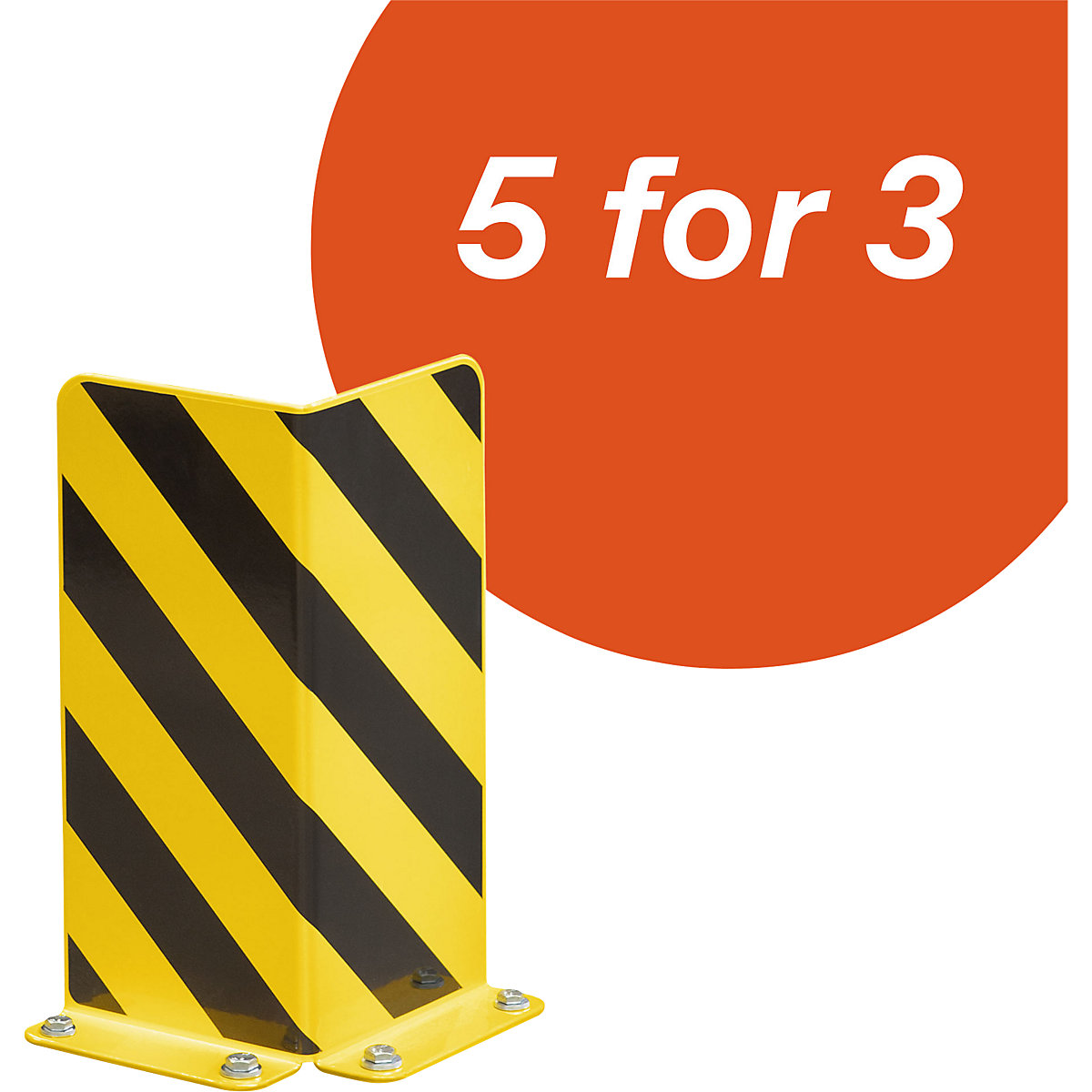 Offerta: 5 per 3 sui paracolpi per scaffali in set