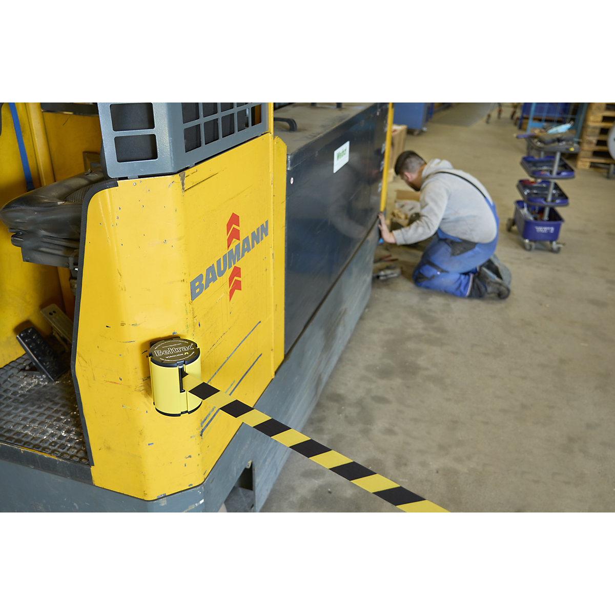 Avvolgitore da parete in alluminio con nastro (Foto prodotto 8)-7