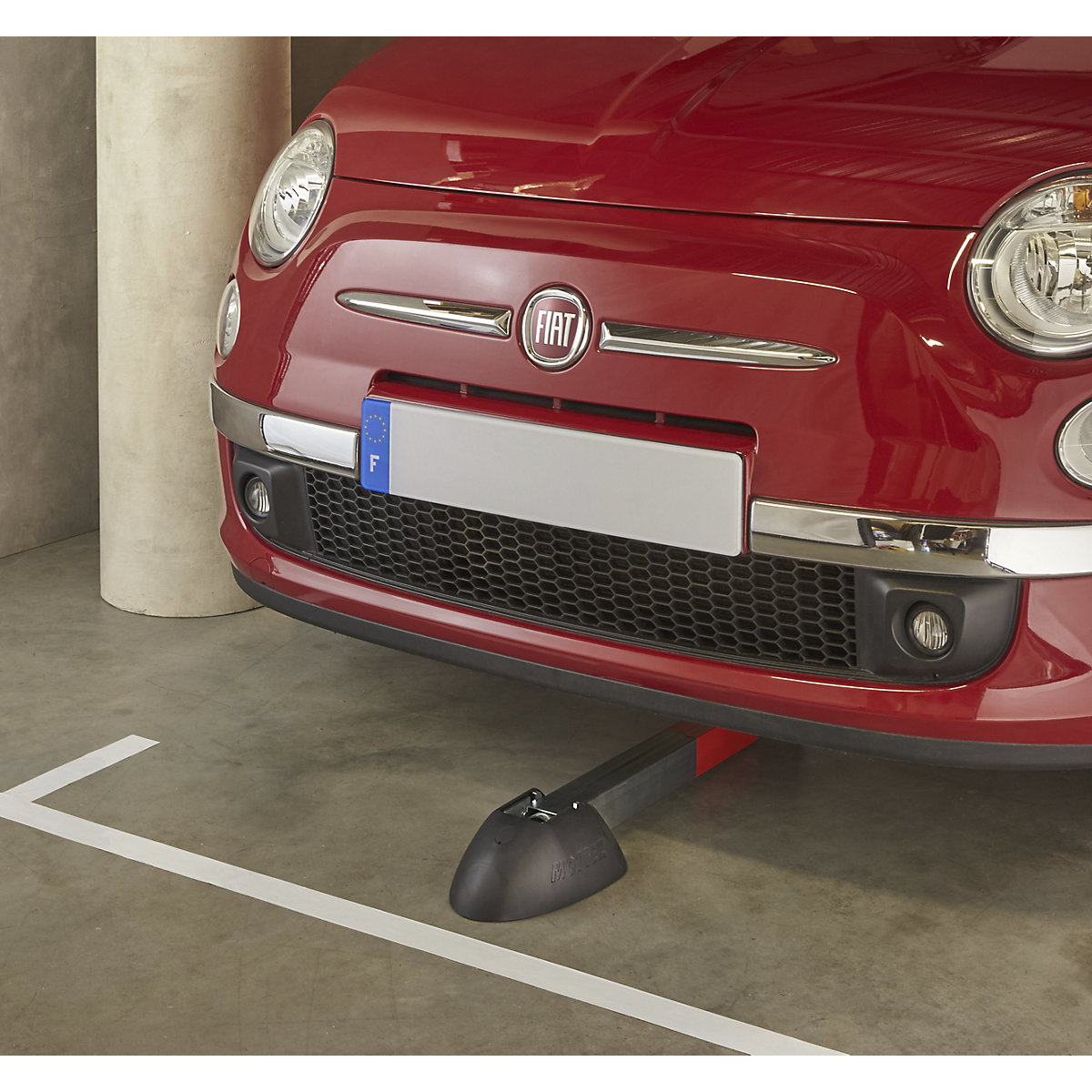 Paletto per parcheggio, ripiegabile – Mottez (Foto prodotto 4)-3