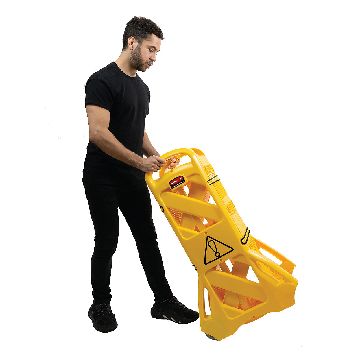 Recinzione di sbarramento mobile in polietilene – Rubbermaid (Foto prodotto 6)-5