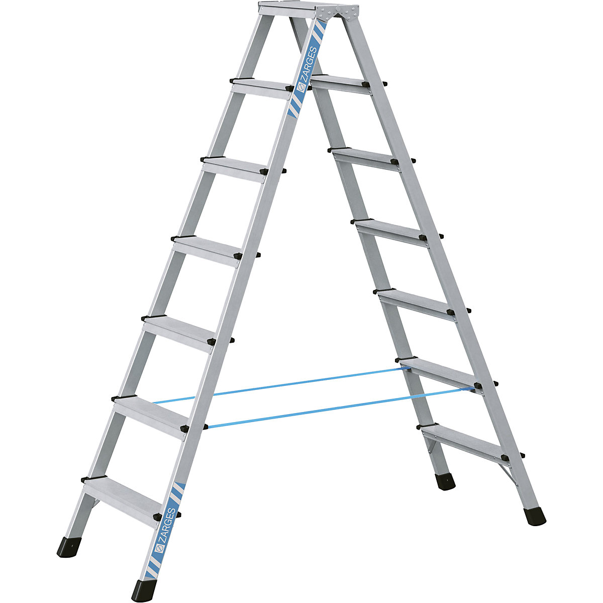 Scala a gradini professionale, anodizzata – ZARGES