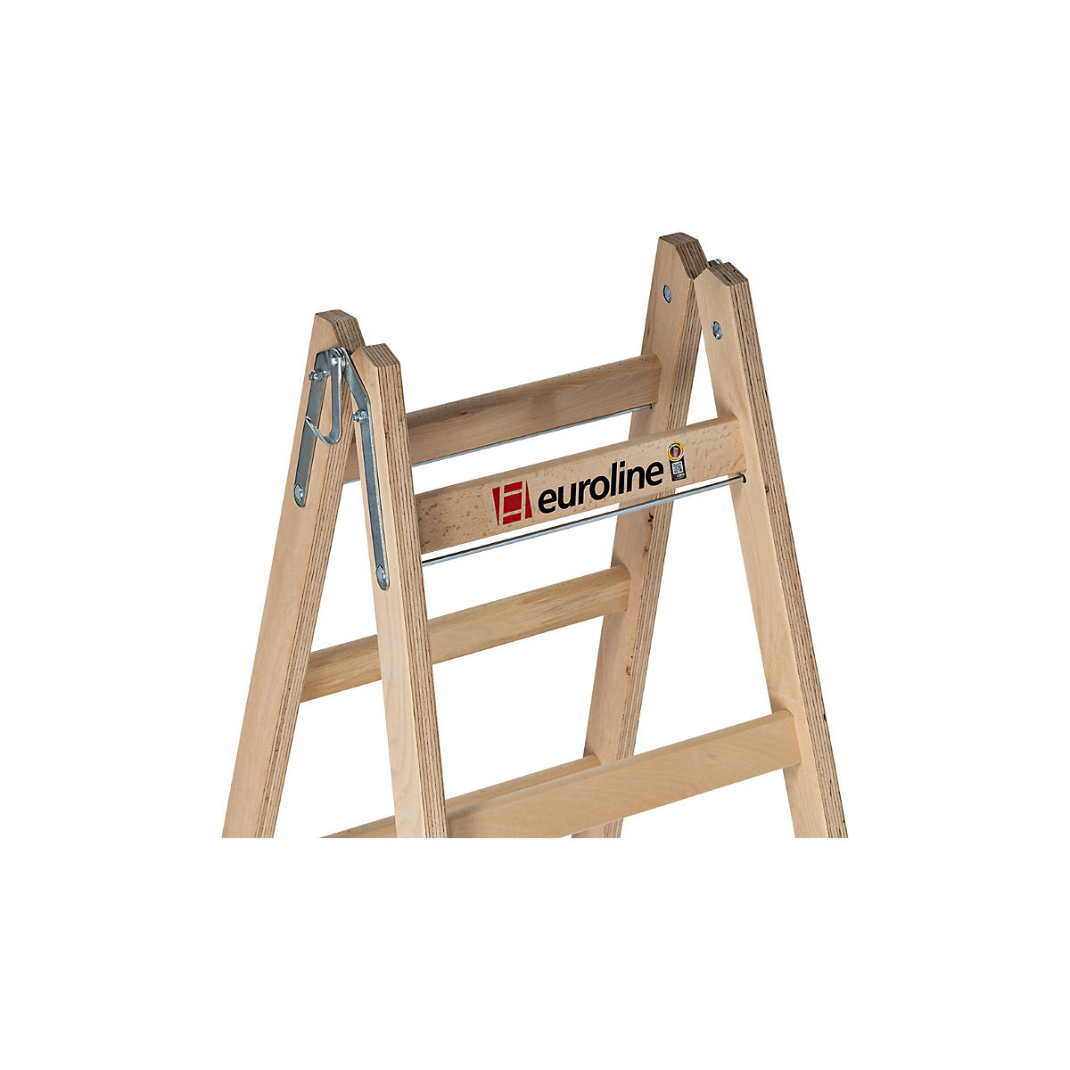 Scala a libro con pioli in legno – euroline (Foto prodotto 2)-1