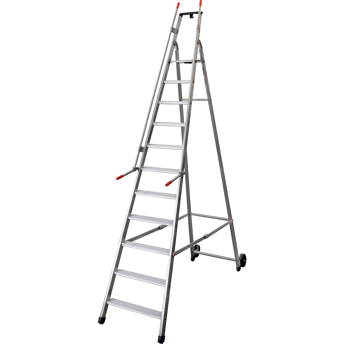 Scala mobile per magazzino e per scaffali