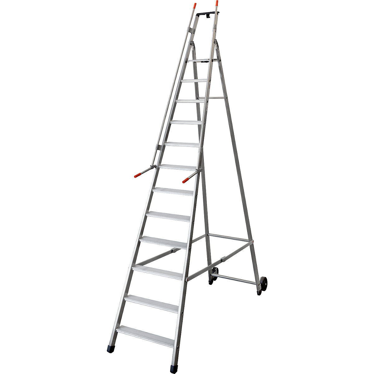 Scala mobile per magazzino e per scaffali