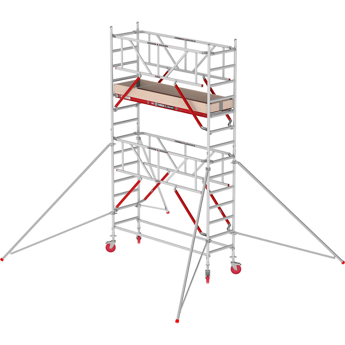 Trabattello mobile RS TOWER 41 stretto con Safe-Quick® - Altrex