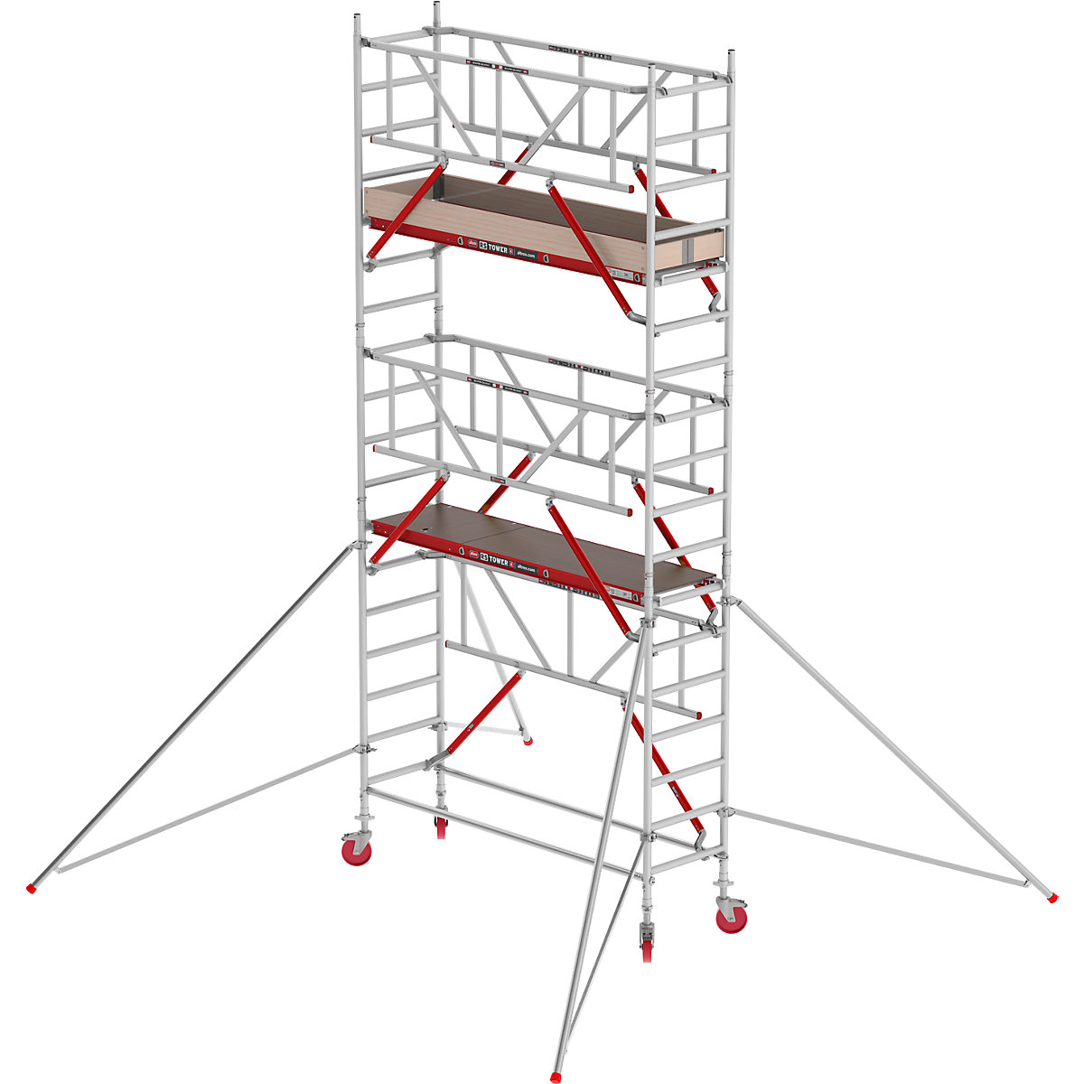 Trabattello mobile RS TOWER 41 stretto con Safe-Quick® - Altrex