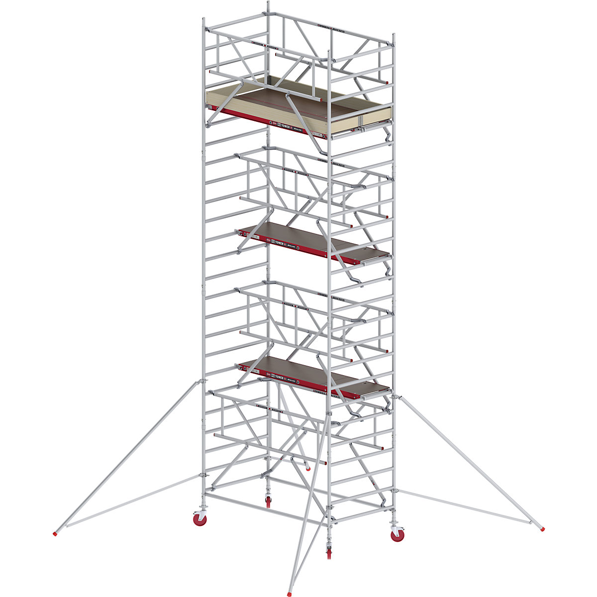 Trabattello mobile RS TOWER 42 largo con Safe-Quick® – Altrex