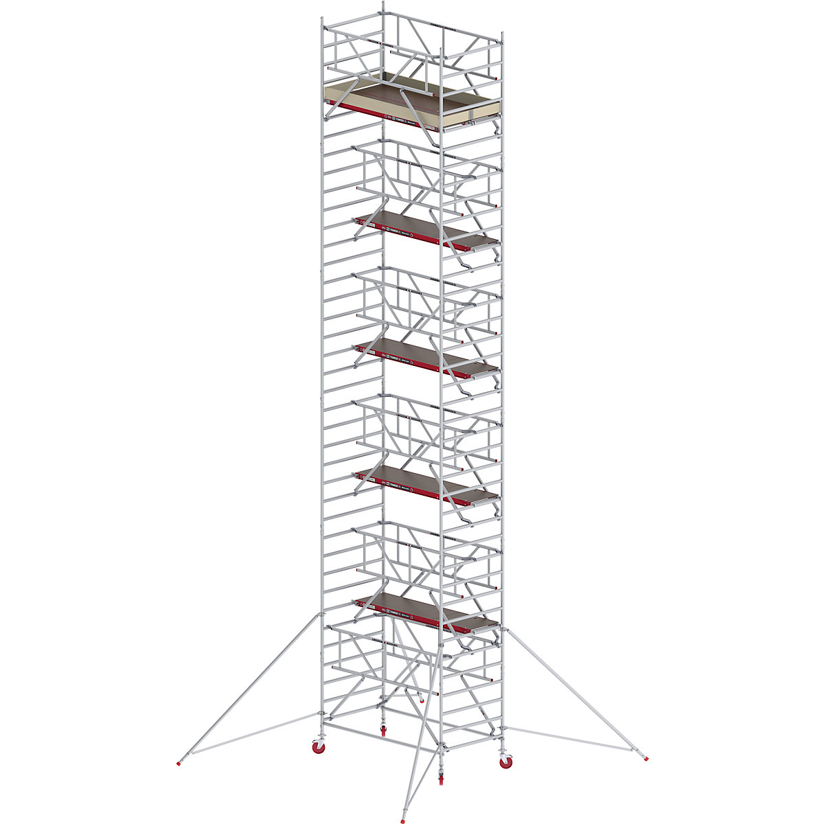 Trabattello mobile RS TOWER 42 largo con Safe-Quick® – Altrex