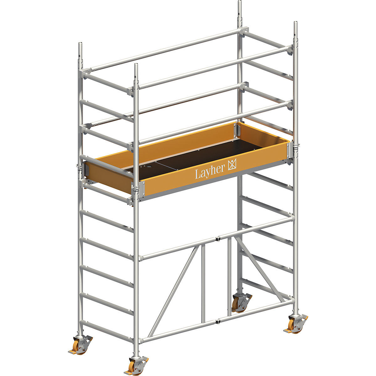 Trabattello pieghevole in alluminio ZIFA – Layher