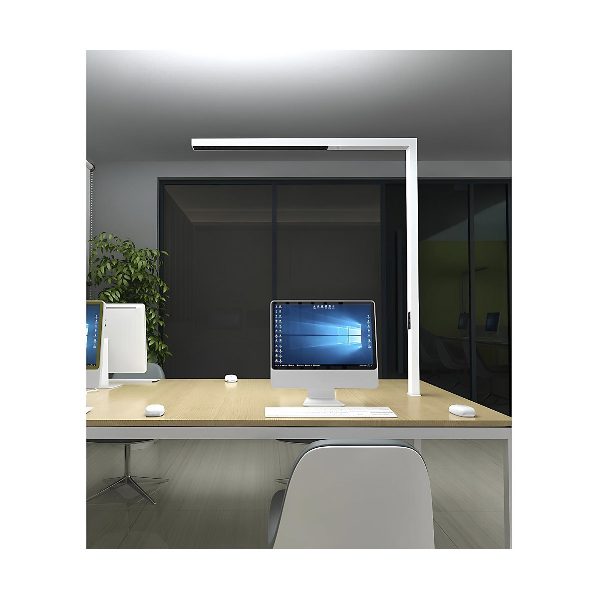 Kaiserkraft Linus LED Desk Lamp Silver 6