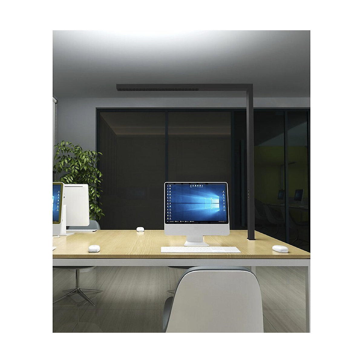 Kaiserkraft Linus LED Desk Lamp Silver 8