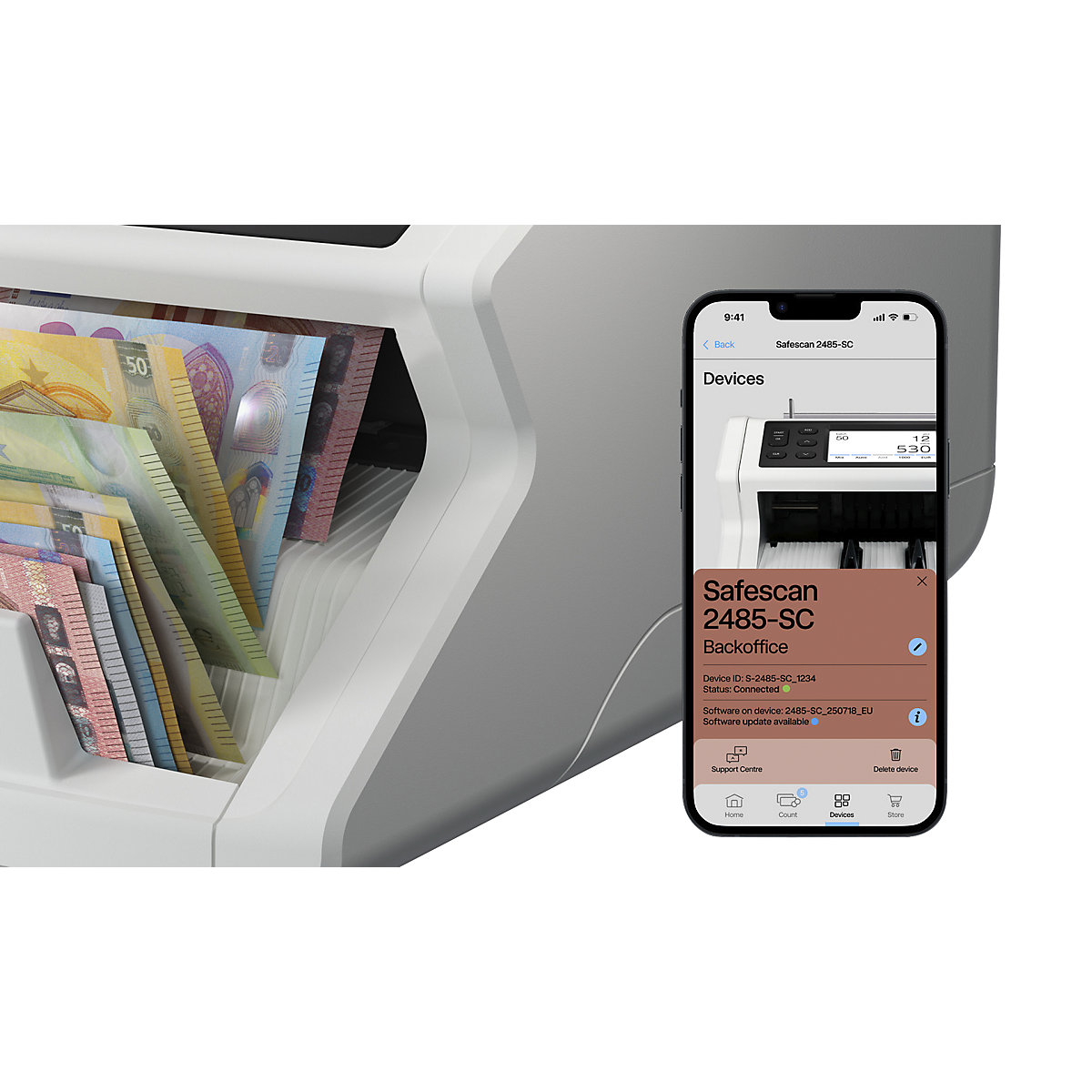Geldscheinprüfgerät 2485-SC Safescan (Produktabbildung 5)-4