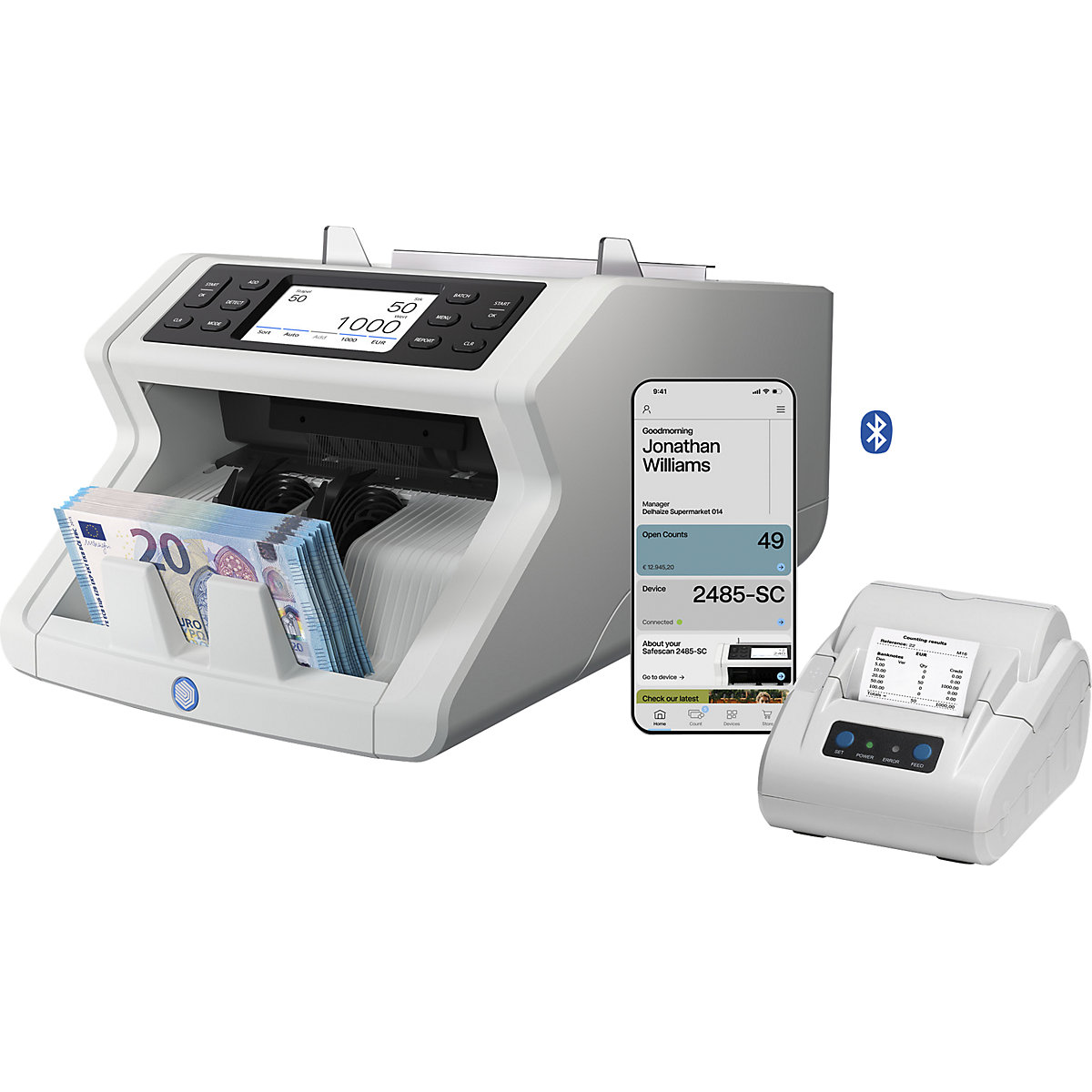 Geldscheinprüfgerät 2485-SC Safescan (Produktabbildung 7)-6