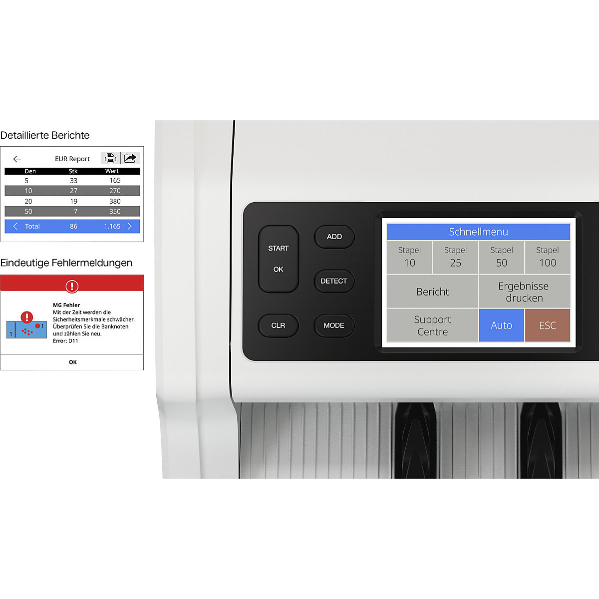 Geldscheinprüfgerät 2485-SC Safescan (Produktabbildung 8)-7