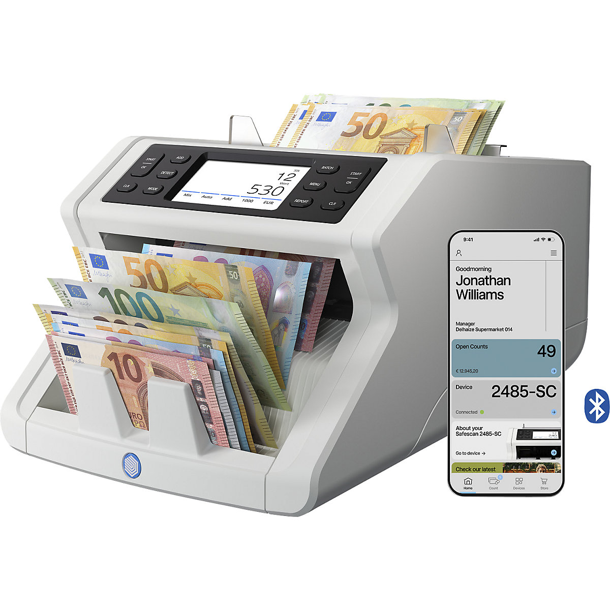 Geldscheinprüfgerät 2485-SC Safescan