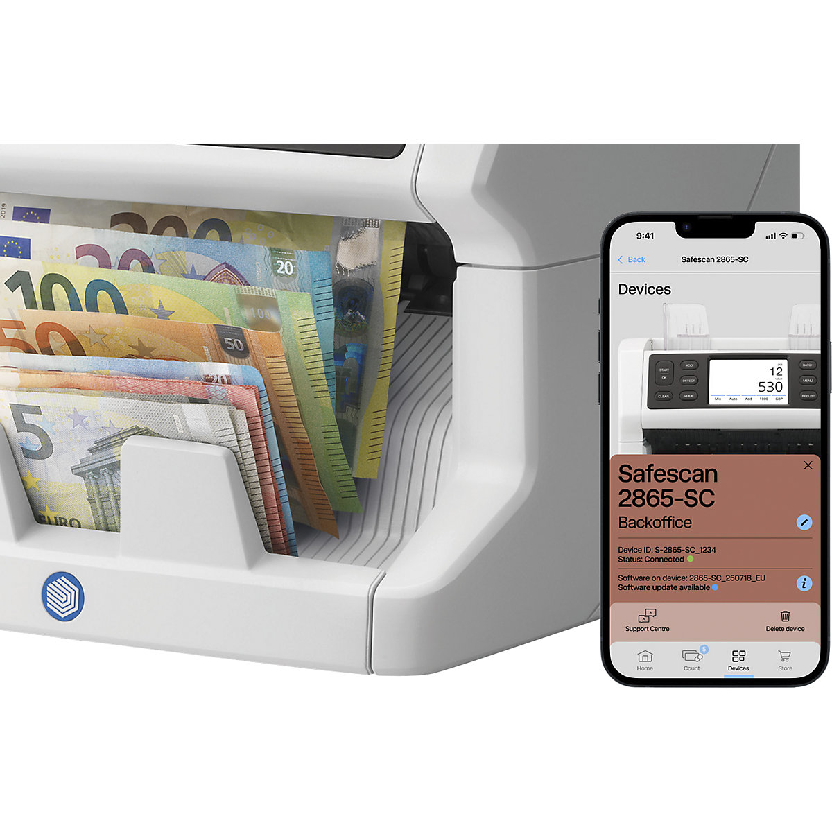 Geldscheinprüfgerät 2865-SC Safescan (Produktabbildung 4)-3