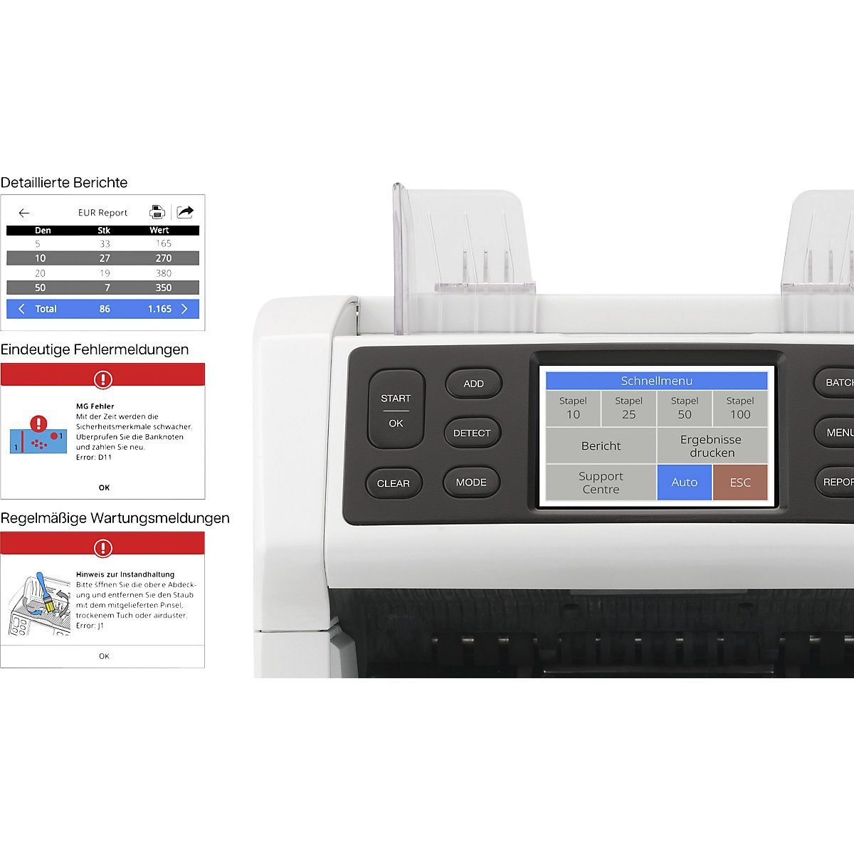 Geldscheinprüfgerät 2865-SC Safescan (Produktabbildung 7)-6