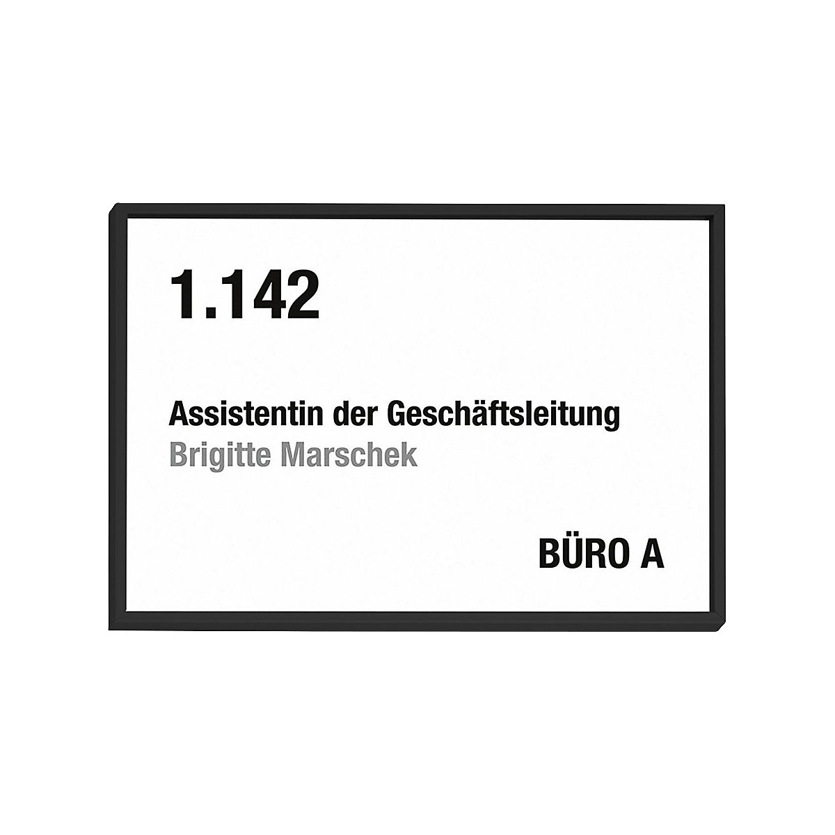 MADRID Black Line™ Türschild