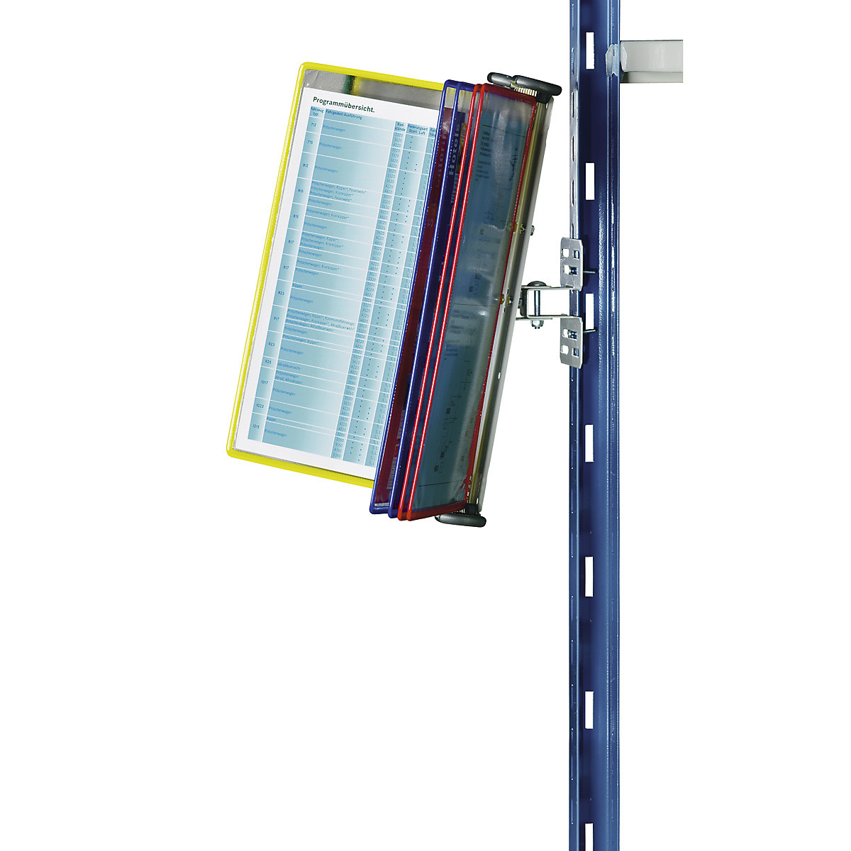 Klarsichttafel-Dokumentenhalter für Regal