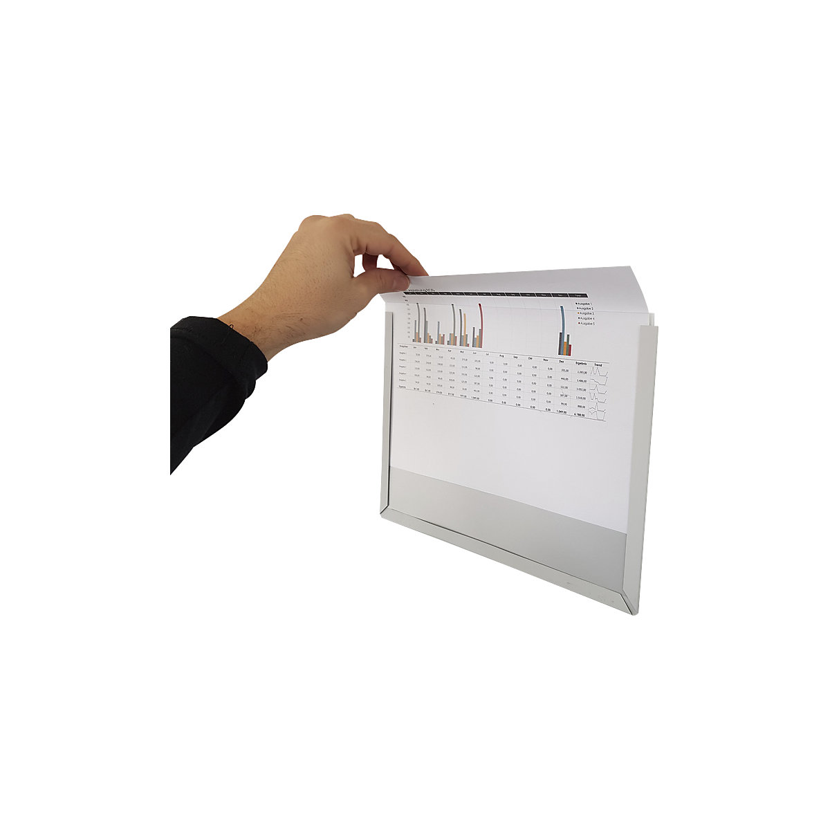 Magnet-Sichttasche aus Hart-PVC EICHNER (Produktabbildung 6)-5