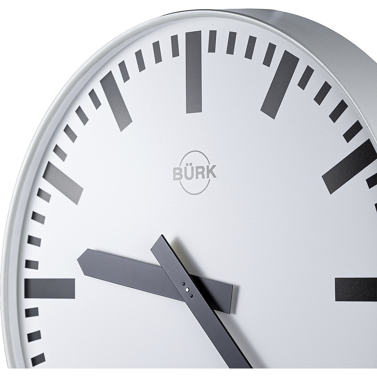 Kaiserkraft Radio Controlled Wall Clock 500mm White 3