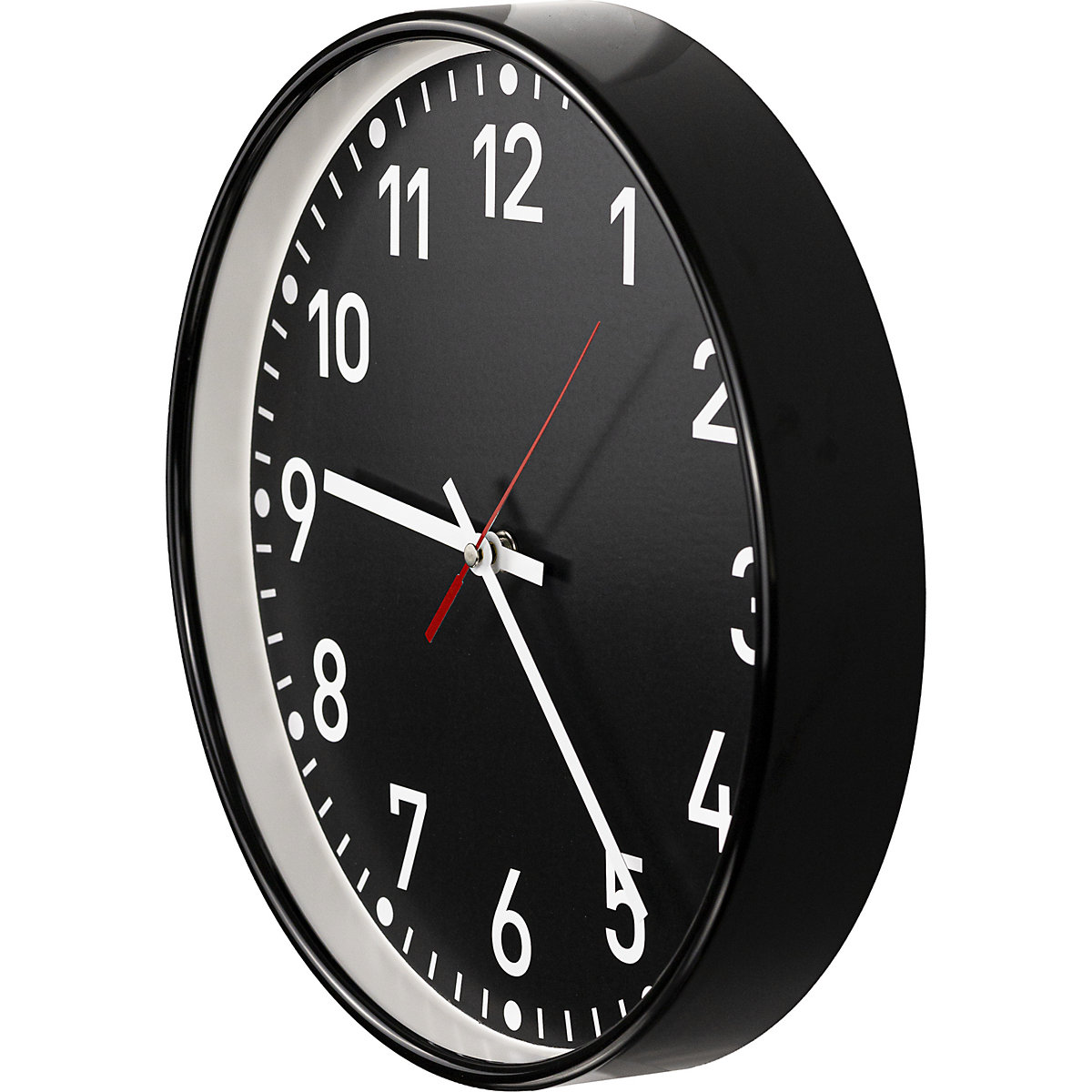 Kaiserkraft Wall Clock Black 30 cm 3