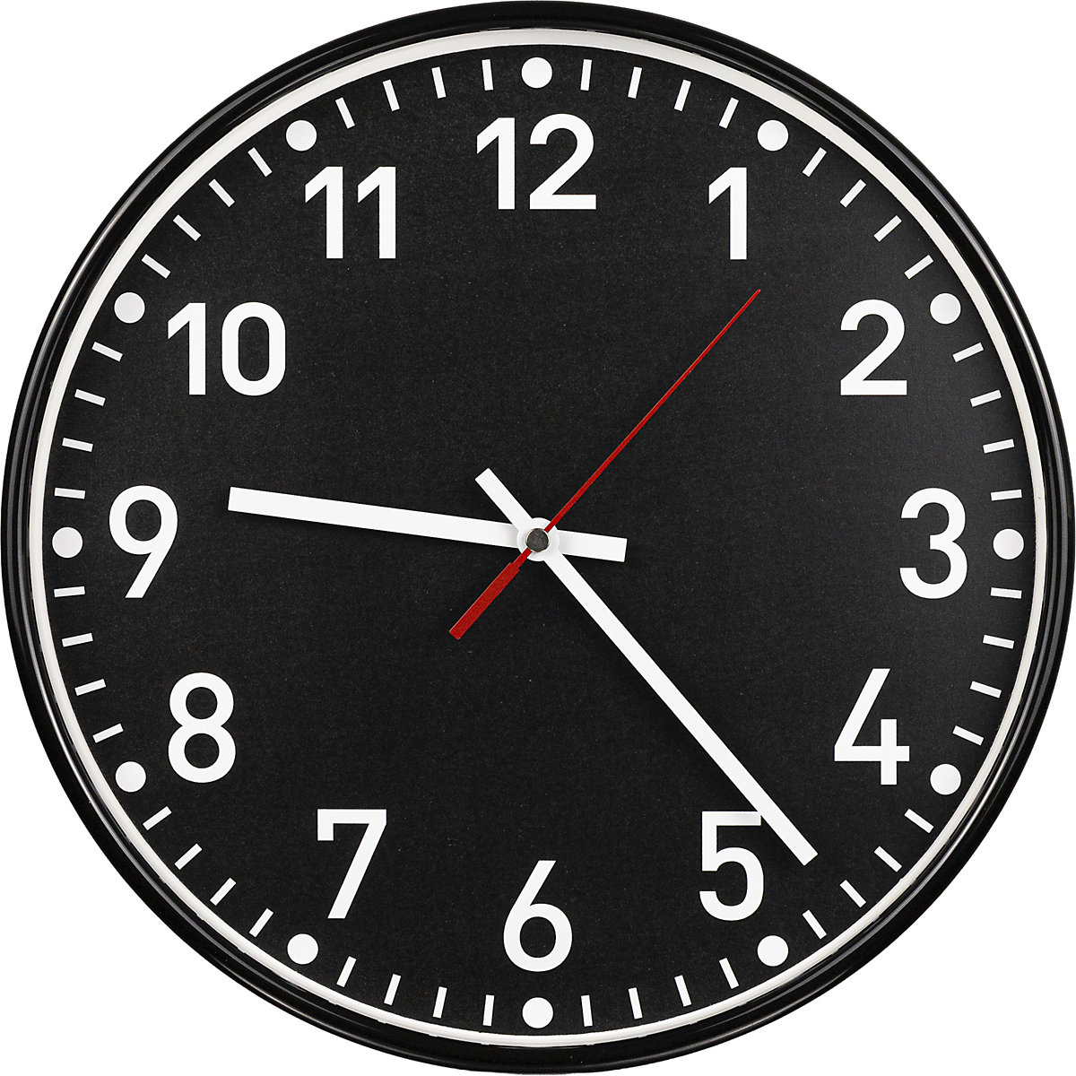 Kaiserkraft Wall Clock Black 30 cm 2