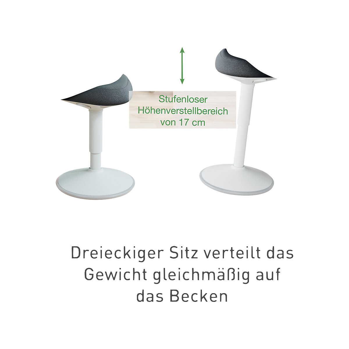 Ergo Active Stehhocker mit Komfortsitz Leitz (Produktabbildung 6)-5