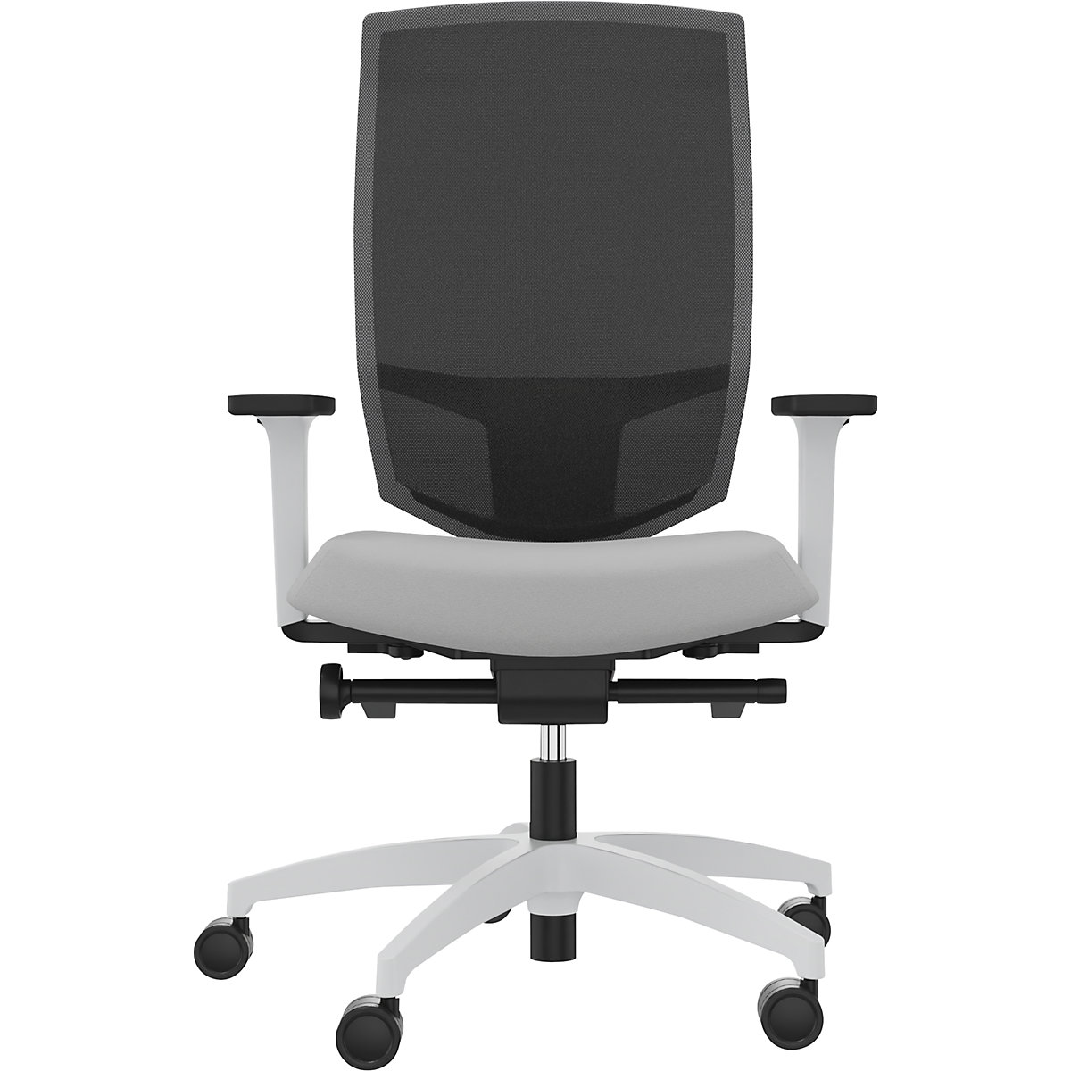 Dauphin JUST EVO MESH Office Chair White/Platinum Grey 4