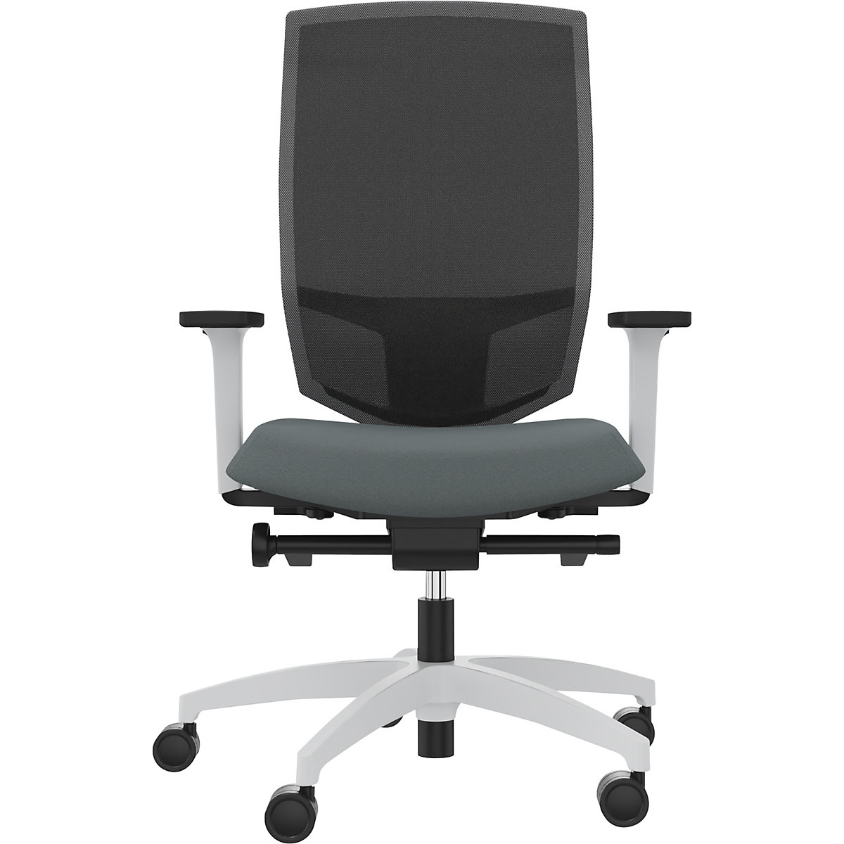 Dauphin JUST EVO MESH Office Chair White/Grey 4