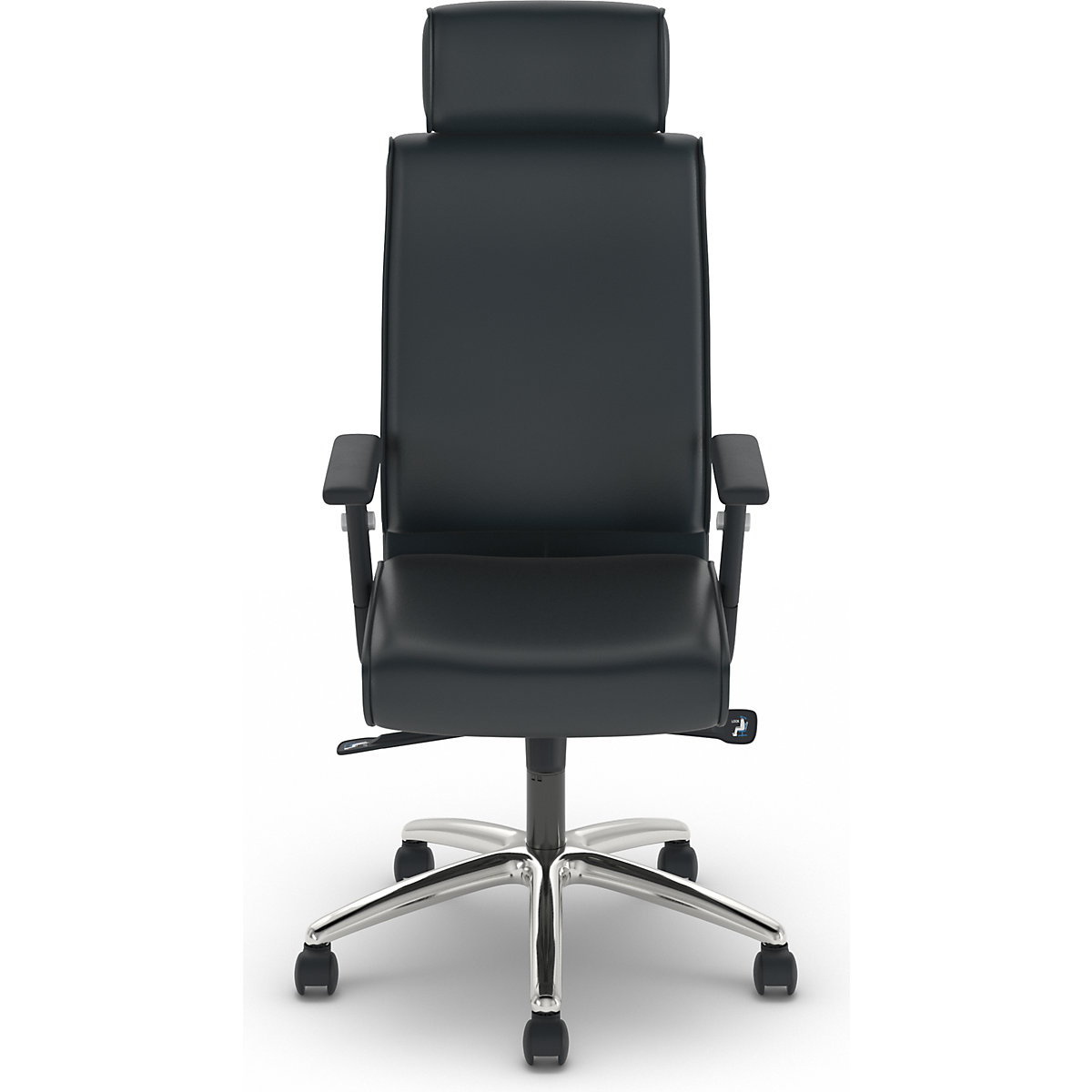 Kaiserkraft Amer Office Chair Leather Black 6