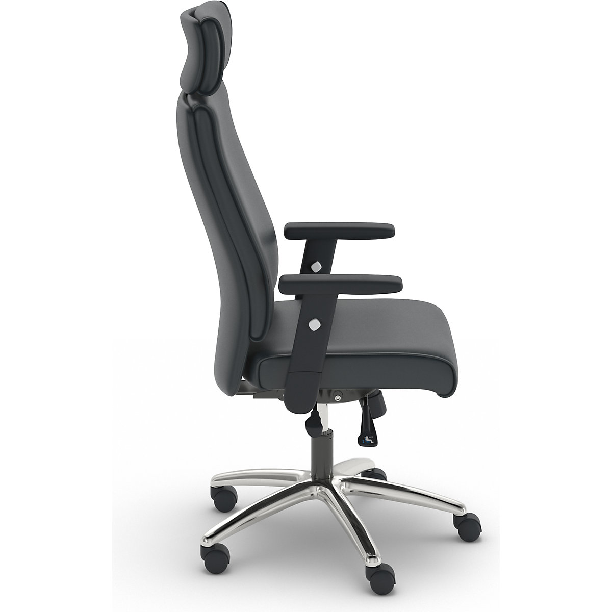 Kaiserkraft Amer Office Chair Leather Black 7
