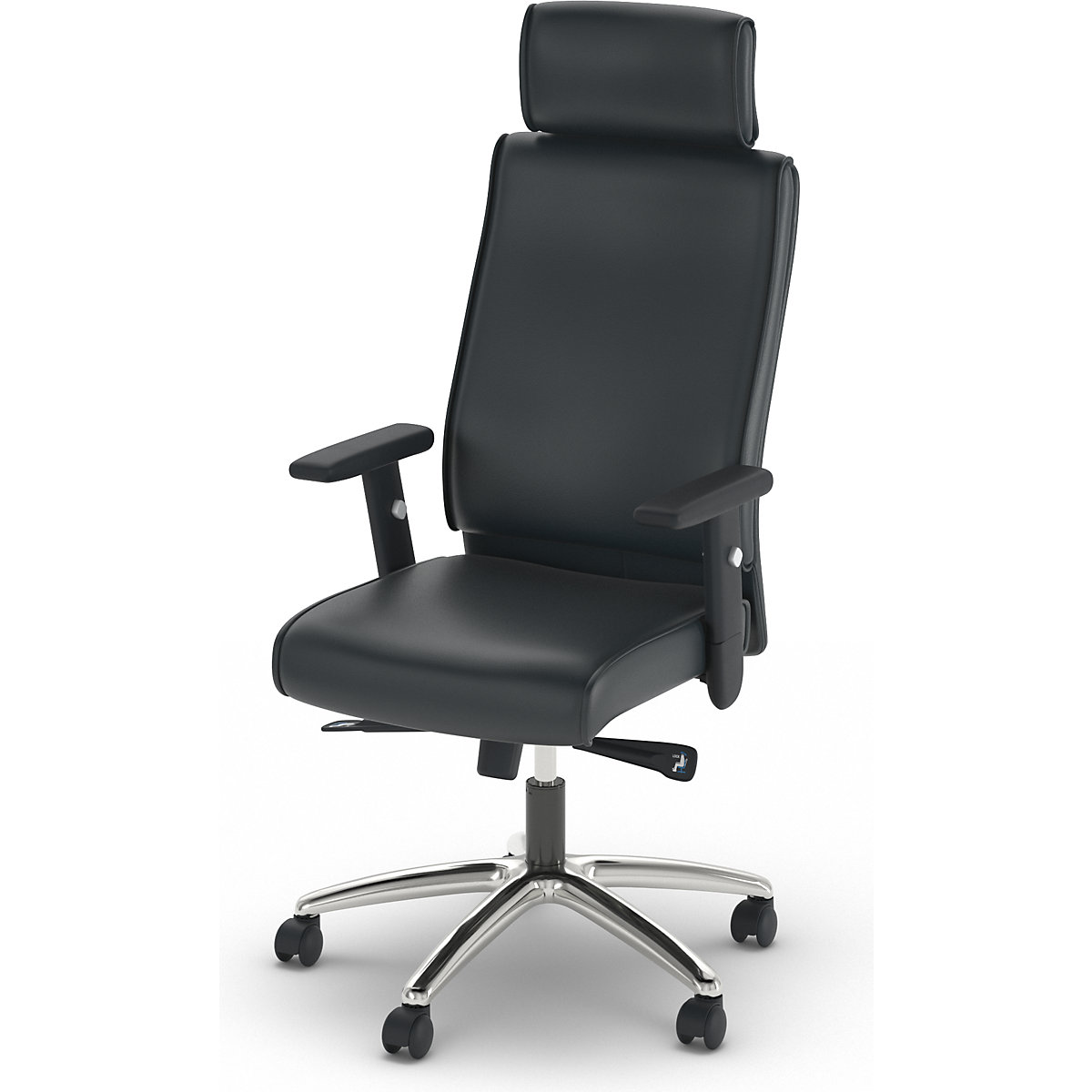 Kaiserkraft Amer Office Chair Leather Black 9