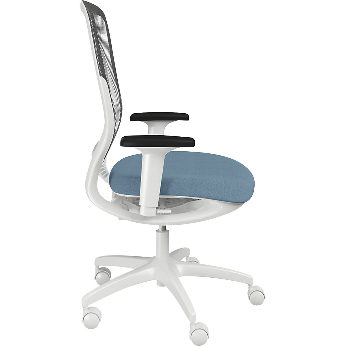 Kaiserkraft MOTION Office Chair White/Light Blue 5