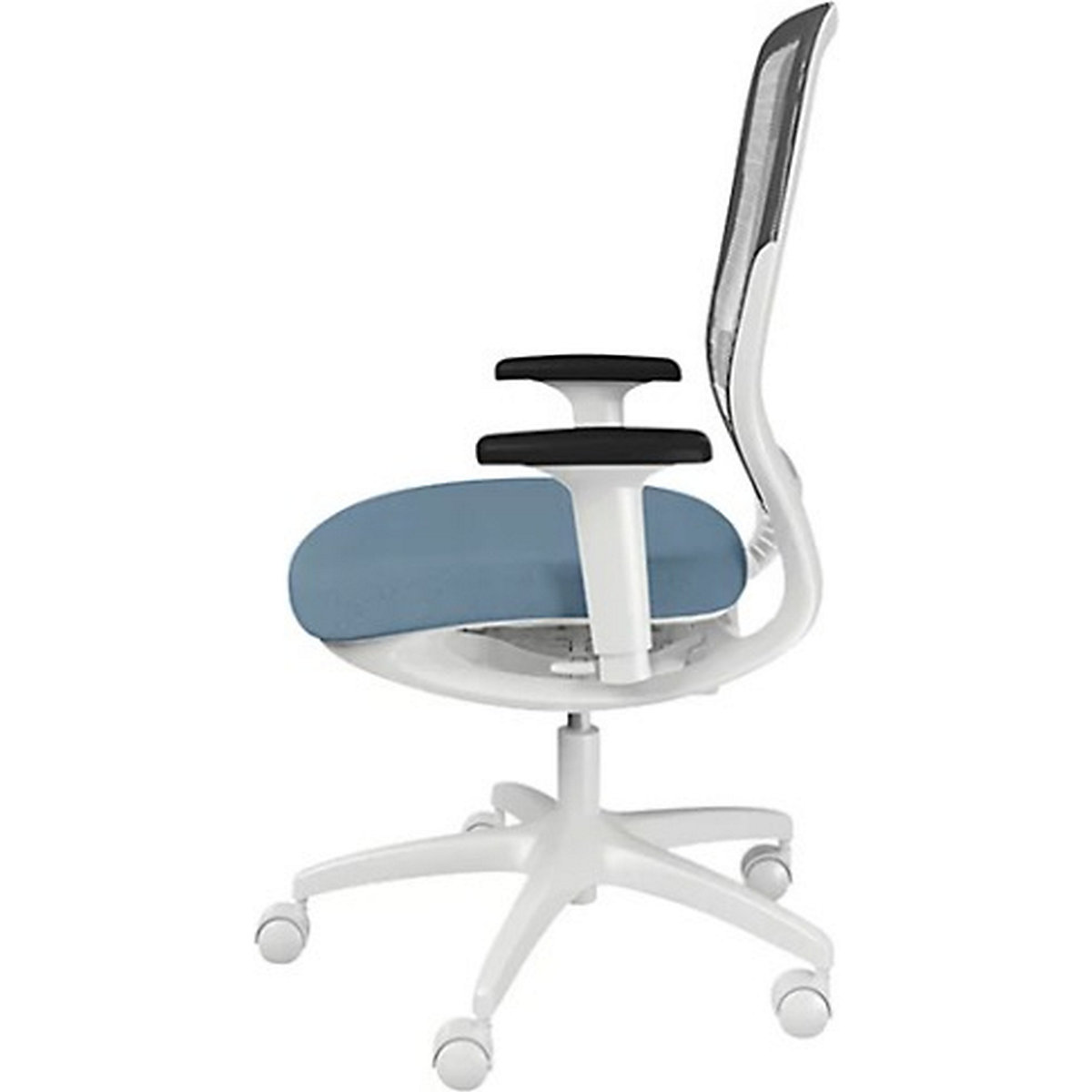 Kaiserkraft MOTION Office Chair White/Light Blue 7