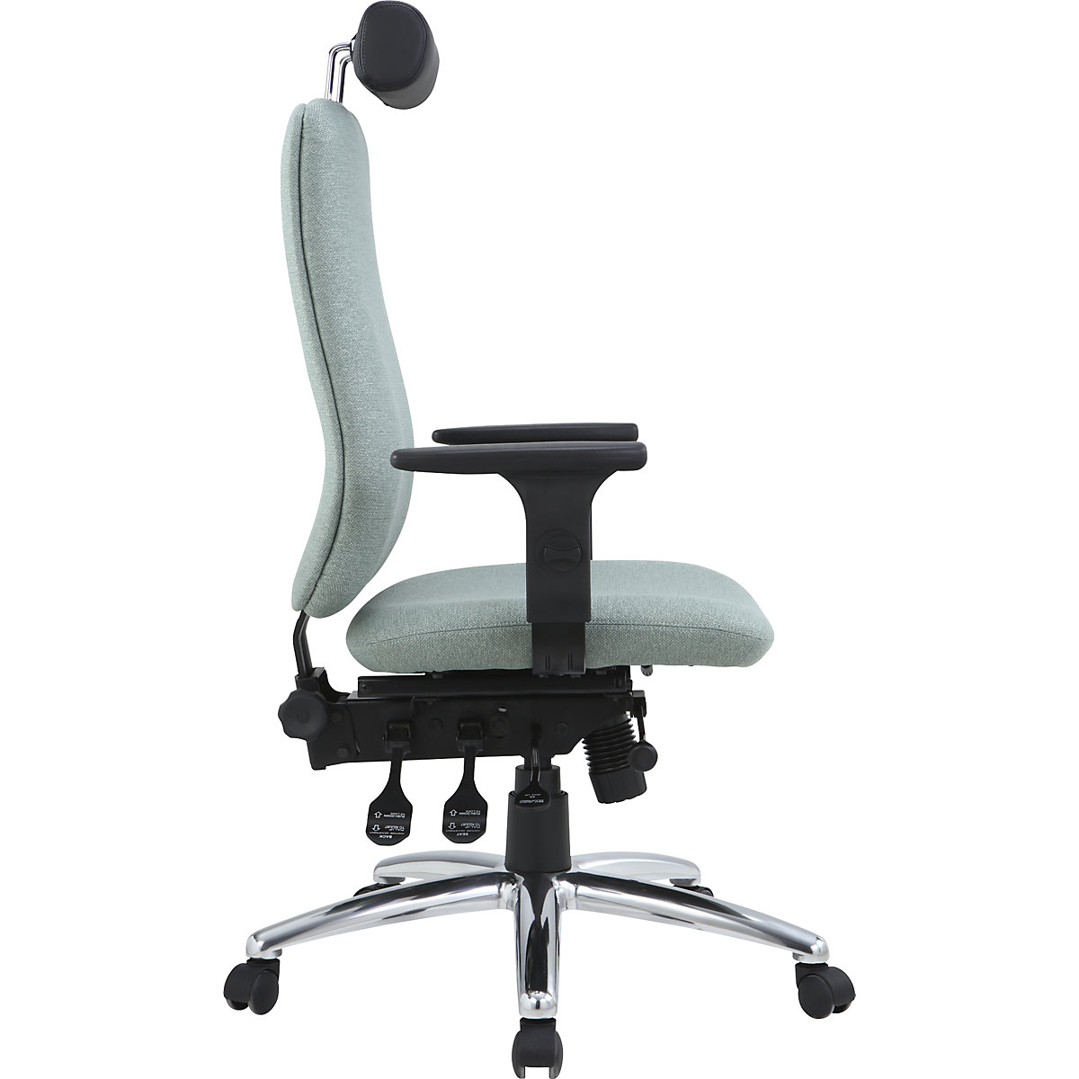 Fauteuil de bureau Kaiserkraft Ricky, vert clair 8