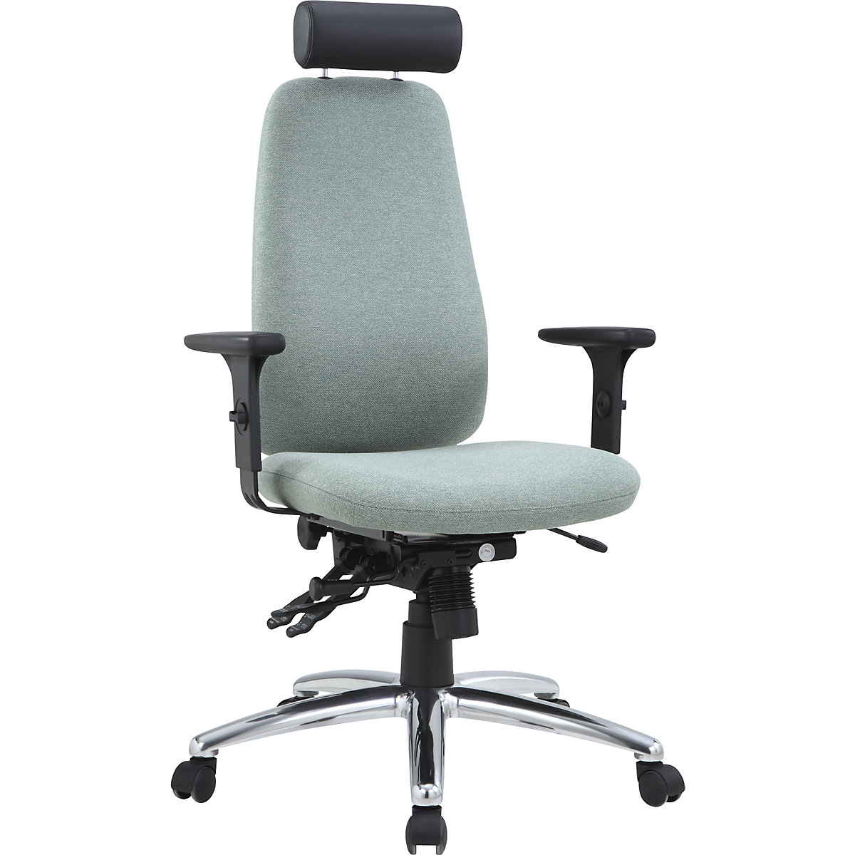 Fauteuil de bureau Kaiserkraft Ricky, vert clair 3