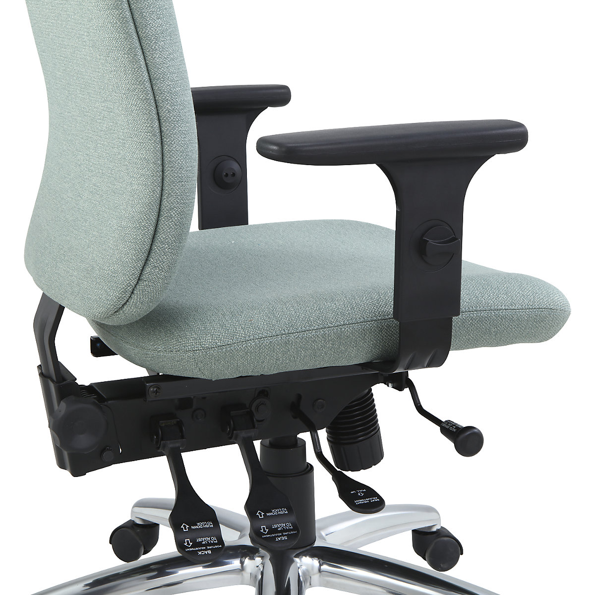 Fauteuil de bureau Kaiserkraft Ricky, vert clair 5