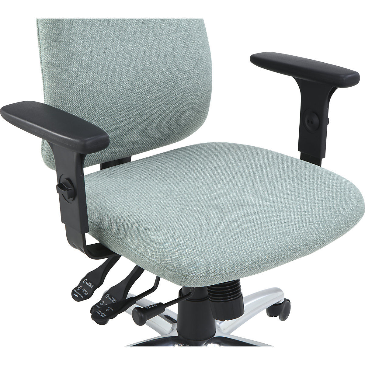 Fauteuil de bureau Kaiserkraft Ricky, vert clair 6