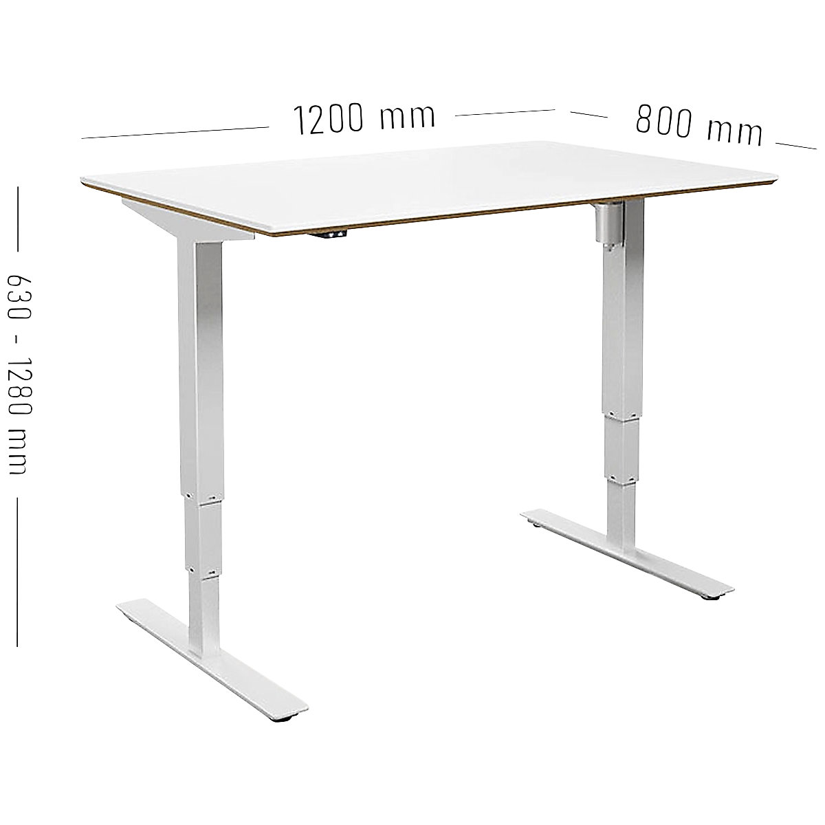 Schreibtisch Atlanta Trend, elektrisch höhenverstellbar (Produktabbildung 4)-3