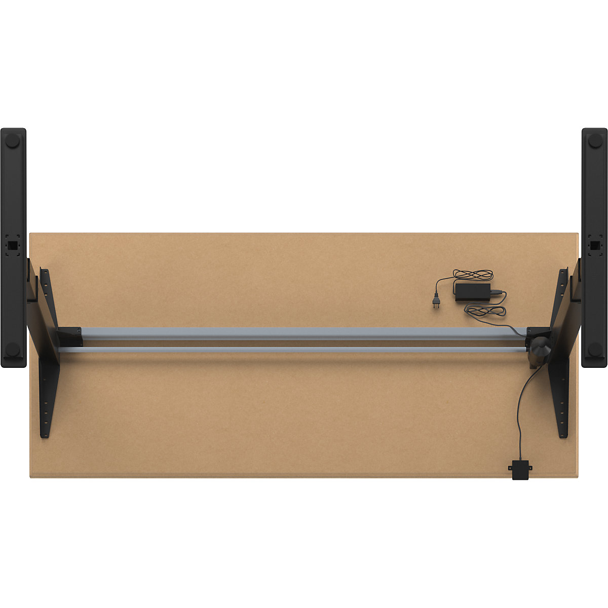 kaiserkraft Atlanta Trend Desk Oak/Black 180x80 cm 6