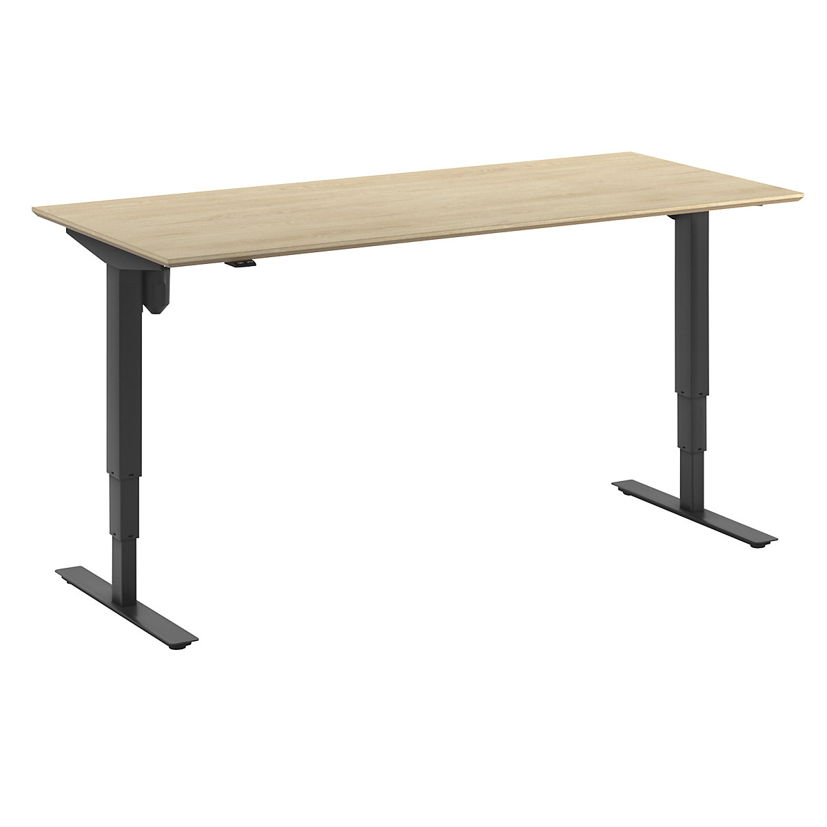 kaiserkraft Atlanta Trend Desk Oak/Black 180x80 cm 3