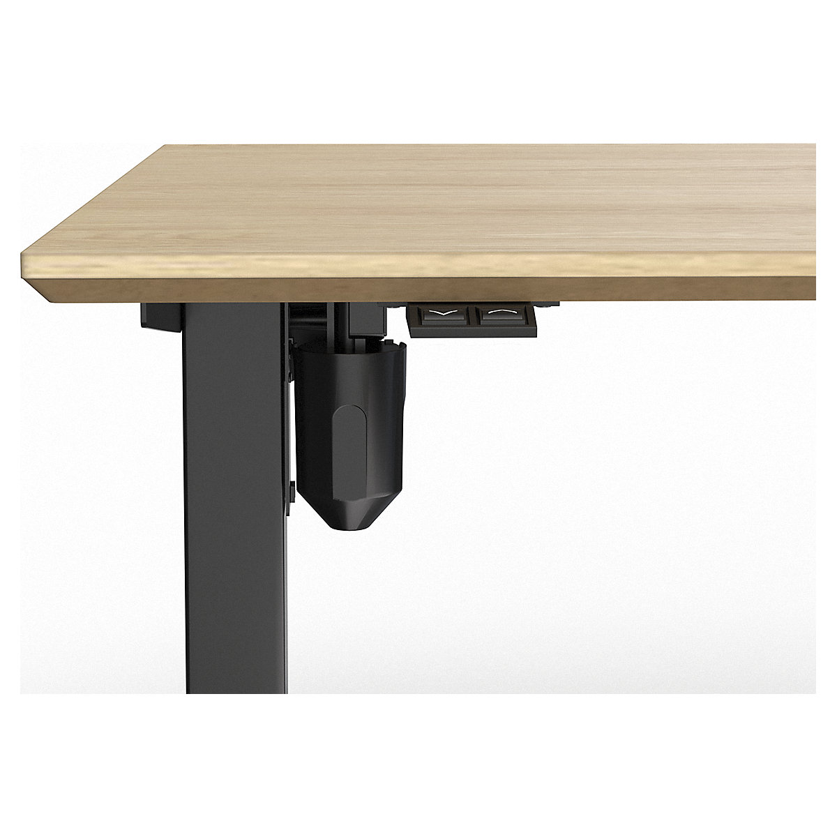 kaiserkraft Atlanta Trend Desk Oak/Black 180x80 cm 8