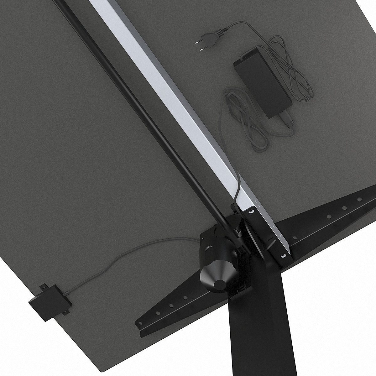 Schreibtisch Atlanta, elektrisch höhenverstellbar (Produktabbildung 11)-10